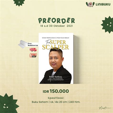 Jual BUKU THE SUPER SCALPER KARYA Bekti Sutikna Shopee Indonesia