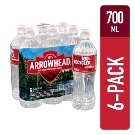 Arrowhead 100% Mountain Spring Water Bottle, 23.7 fl. oz. - Fry’s Food Stores