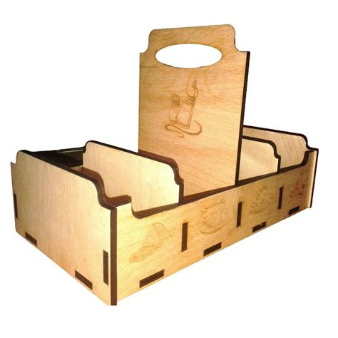 Plywood Sauce Packet Organizer Spice Box Laser Cut Cdr File Free