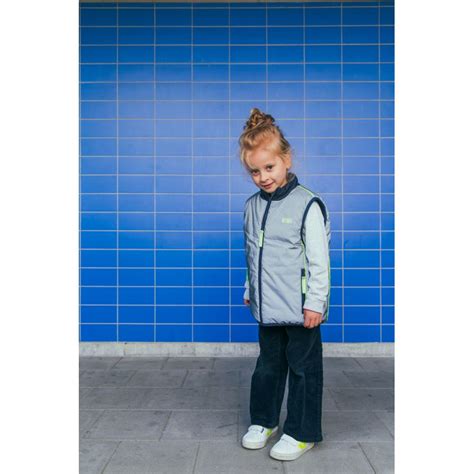 Gofluo Doudoune Bodyglower Jules Blue Grey Enfants Le Petit Z Bre