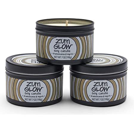 Amazon Zum Glow Soy Candle Frankincense And Myrrh 7 Oz 3 Pack