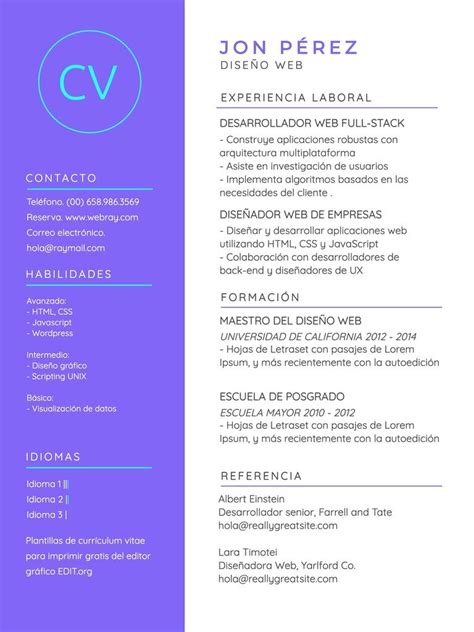 Descubrir 77 Imagen Modelo De Cv Para Estudiantes Sin Experiencia