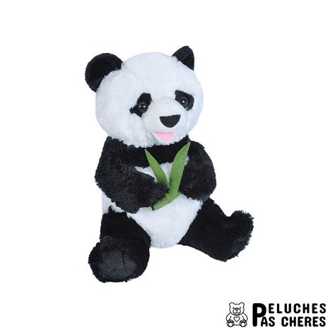 PELUCHE PANDA BAMBOU 35CM Peluches Pas Chères