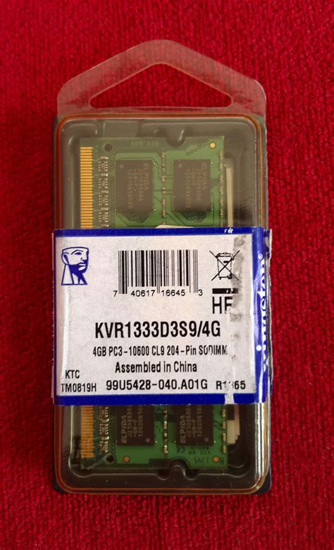 Kingston KVR1333D3S9-4G DDR3 CL9 Ram Bellek | DonanımHaber Forum