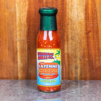 Byron Bay Chilli Co Red Cayenne Chilli Sauce Ml The Green Pantry