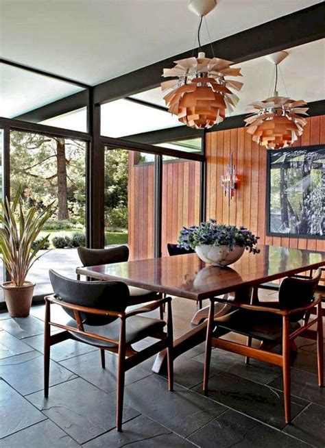 58 Gorgeous Mid Century Modern Dining Room Colors You Won T Be Disappointed