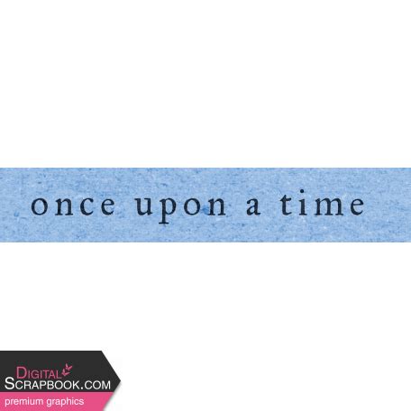 Vintage Blooms Element Word Art Snippet Once Upon A Time Graphic By