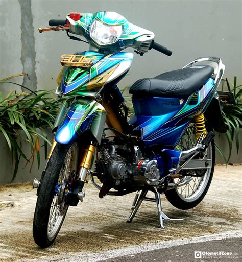 Modifikasi Honda Revo 110 Fit Absolute Drag Sederhana Tapi Keren