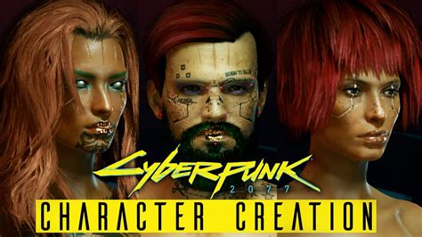 Cyberpunk 2077 Full Character Creation Options Full Customization