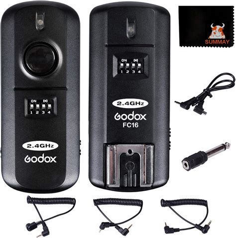 GODOX FC 16 Disparador de Flash inalámbrico para cámaras Nikon 16