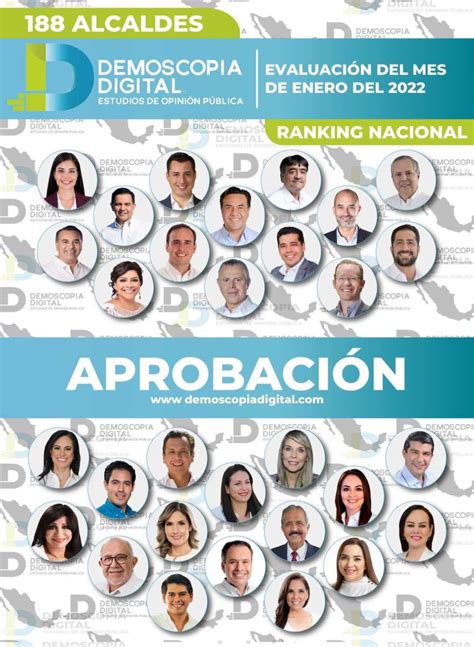 Ranking Nacional De Alcaldes De M Xico Por Demoscopia Digital