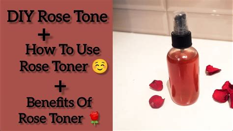 Diy Rose Toner 🌹 How To Use Rose Toner 🌹 Benefits Of Rose Toner 🌹 ️