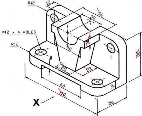 Solved Given Below The Isometric Drawing Of Ashaped Block F B In