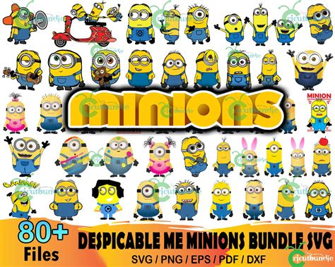 Despicable Me Minions Bundle Svg Free Svg Files For Cricut