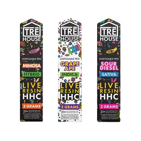 Tre House Live Resin Hhc Disposable Pen 2g Tenvape