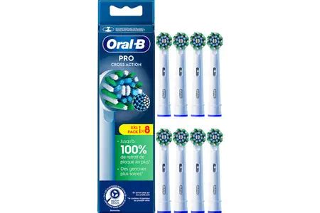 Brossette Dentaire Oral B Pro Cross Action White X Pro Cross Action