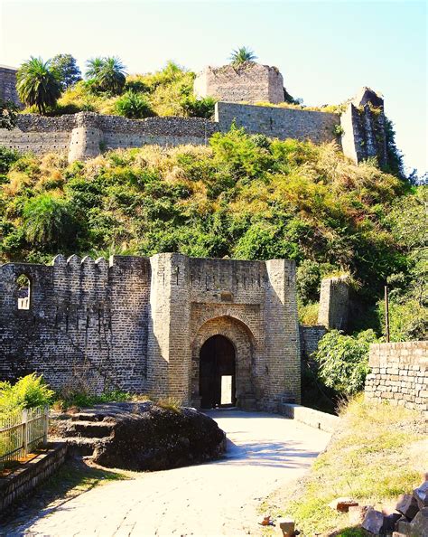 Entrance To Kangra Fort Himachal Pradesh India Rcastles