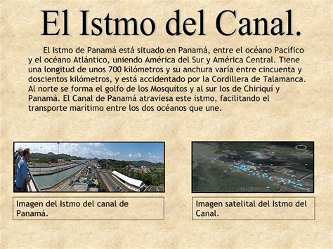 Infografía Del Canal De Panamá Ppt