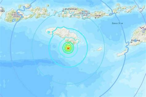 Sismo de magnitud 6 golpea la región de Sumba en el sur de Indonesia