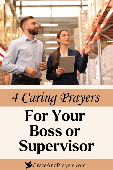 4 Caring Prayers For Your Boss Or Supervisor Grace And Prayers