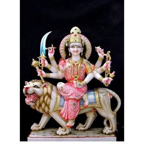 Plain Maa Durga Marble Statue at Rs 54000 in Dausa | ID: 20507301233