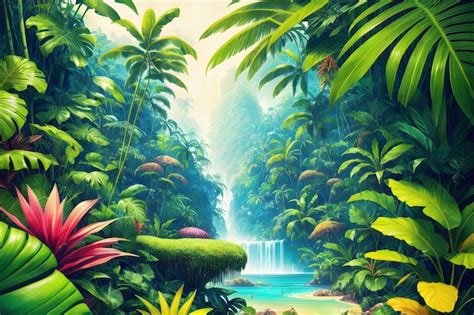 Premium Ai Image Tropical Leaf Wallpaper Luxury Nature Leaves