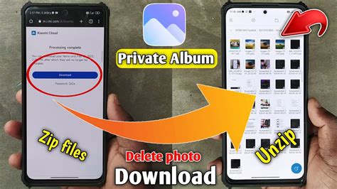 Private Album Delete Photo Zip File Unzip Mi Gallery Private Album