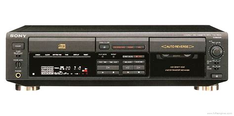 Sony Txd Re210 Cd Playercassette Deck Manual Hifi Engine