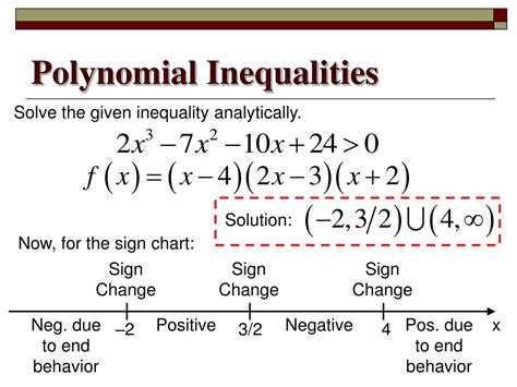 Ppt Polynomial Inequalities Powerpoint Presentation Free Download