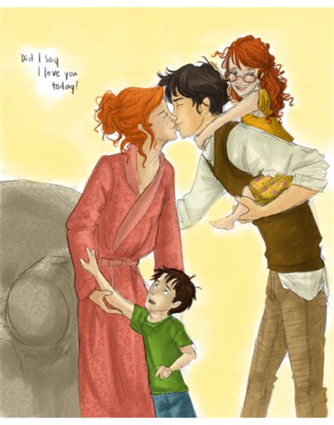 Harryginnydaily Harry And Ginny Harry Potter Kiss Harry Potter Ginny