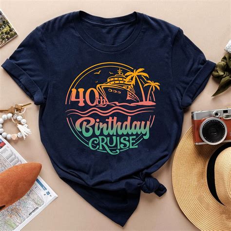 Birthday Cruise Squad Shirt Personalized 40th Birthday Cruise Etsy