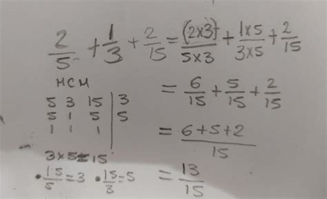 Cuanto Es Dos Quintos M S Un Tercio M S Dos Quiensavos Brainly Lat