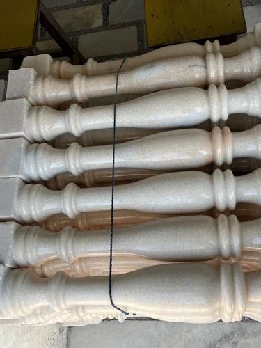 White Glossy Marble Pillars For Temples Size Custmised At Rs 750