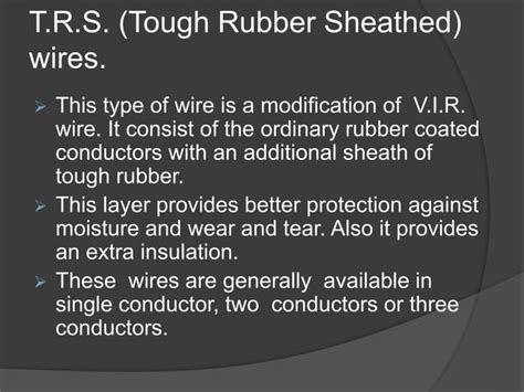 Types of wires and cables | PPT