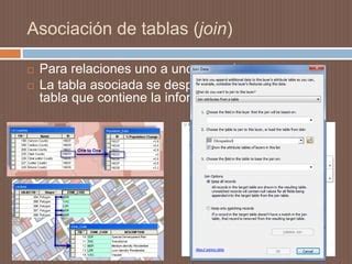 Tablas De Atributos Y Visualizaci N En Arcgis Ppt