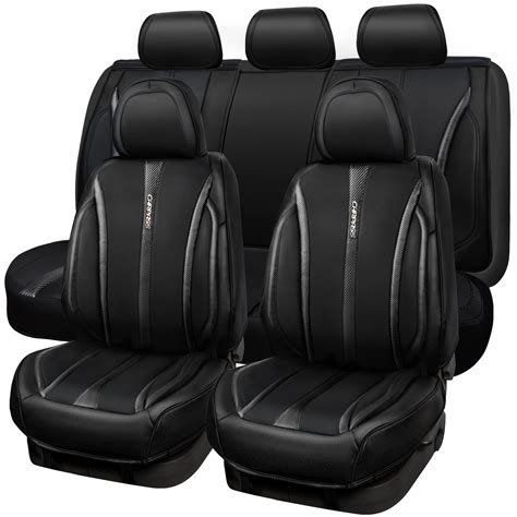 Car Pass Nappa Leather Car Seat Covers Full Set