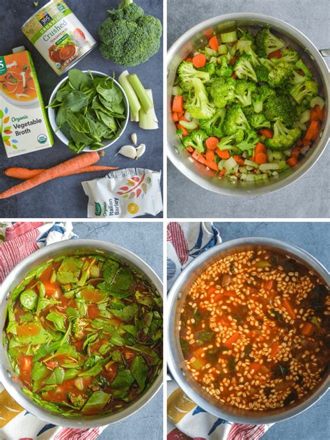 Veggie Barley Soup Easy Vegan One Pot Soup Recipe