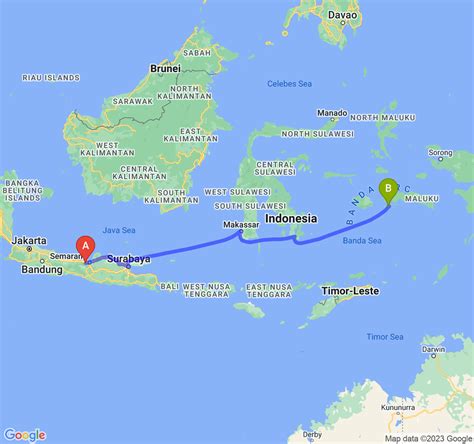 Ini Jarak Dan Durasi Perjalanan Dari Kab Kendal Ke Kota Ambon Navi Id