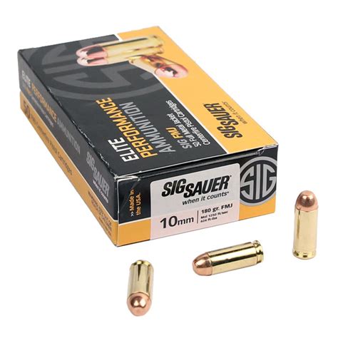 Sig Sauer Mm Gr Elite Ball Fmj Rd Top Gun Supply