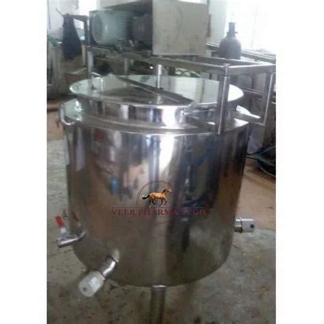 Chemicals Oils Stainless Steel Liquid Mixing Tank Automation Grade