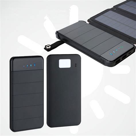 LYUCRAZ Smart Wear Folding Solar Charging Treasure Outdoor Mobile Power