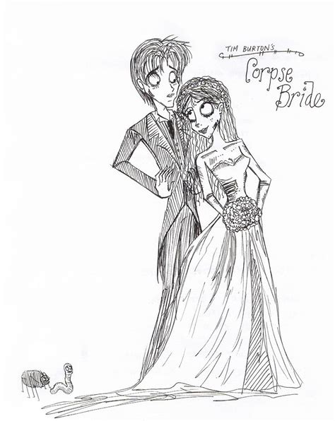 Corpse Bride Coloring Book Coloring Pages