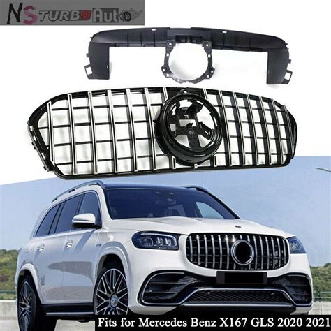 Fits For Mercedes Benz X Gls Front Grille Mesh Grill Bar