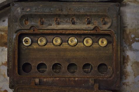 Old Fuse Box Close Up An Old Fuse Box In A Old Factory Tha Flickr