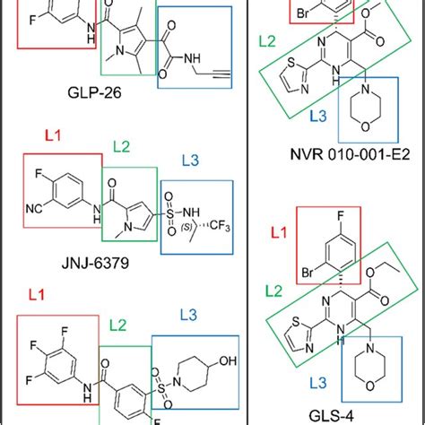 The Molecular Structures Of All Representative Inhibitors Are Indicated