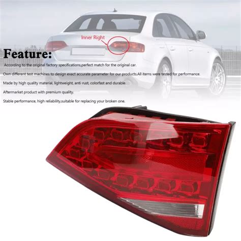 RIGHT INNER TRUNK LED Tail Light Lamp Pour Audi A4 2009 2012 EUR 93 99