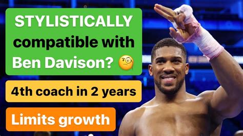 Is Trainer Shopping Hurting Anthony Joshuas Development Ben Davison