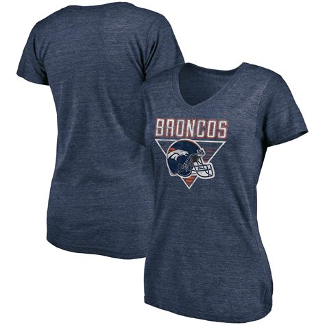 Women S Denver Broncos Nfl Pro Line By Fanatics Branded Heathered Navy