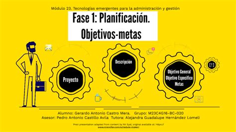 Fase 1 Planificacion Objetivos Y Metas Gerardo Antonio Castro Mera