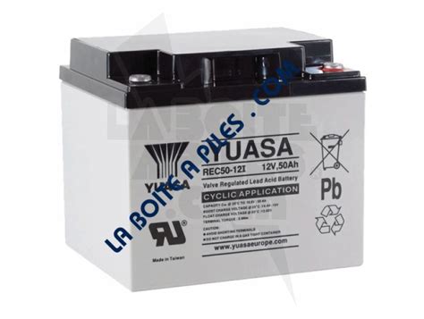 Rec50 12i Accu Batterie Plomb Yuasa